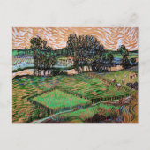 Landschaft mit Brücke über die Oise Postkarte (Vorderseite)