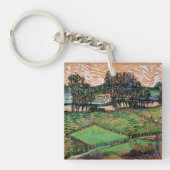 Landschaft mit Brücke über die Oise Schlüsselanhänger (Vorderseite)