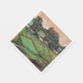 Landschaft mit Brücke über die Oise Serviette (Ecke)