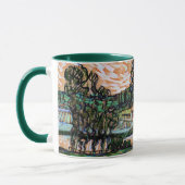 Landschaft mit Brücke über die Oise Tasse (Links)