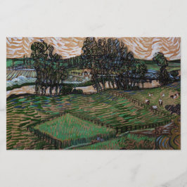 Landschaft mit Brücke über die Oise (van Gogh) Briefpapier