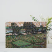 Landschaft mit Brücke über die Oise (van Gogh) Briefpapier (Stehend Vorderseite)