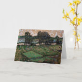 Landschaft mit Brücke über die Oise (van Gogh) Karte (Gelbe Blume)