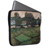 Landschaft mit Brücke über die Oise (van Gogh) Laptopschutzhülle (Vorne Rechts)
