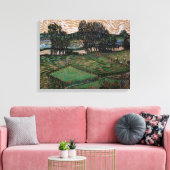 Landschaft mit Brücke über die Oise (van Gogh) Leinwanddruck (Insitu (Wohnzimmer))