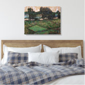 Landschaft mit Brücke über die Oise (van Gogh) Leinwanddruck (Insitu (Schlafzimmer))