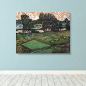 Landschaft mit Brücke über die Oise (van Gogh) Leinwanddruck (Insitu (Holzboden))