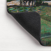 Landschaft mit Brücke über die Oise (van Gogh) Mousepad (Ecke)