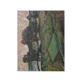 Landschaft mit Brücke über die Oise (van Gogh) Notizblock (Rotiert)