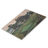 Landschaft mit Brücke über die Oise (van Gogh) Notizblock (angewinkelt)