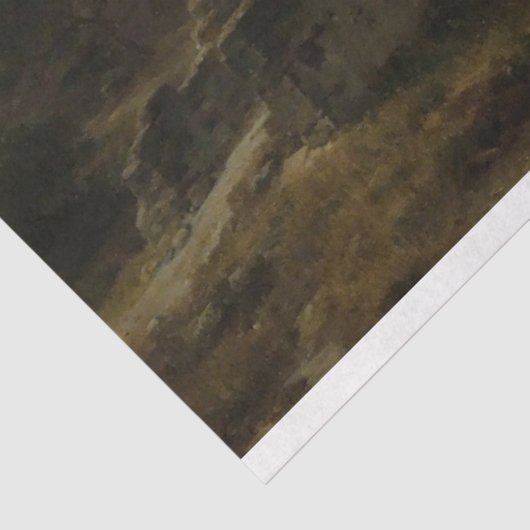 Landschaft mit Burgruinen und Reiten Seidenpapier (Ausschnitt)