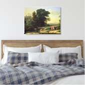 Landschaft mit Cephalus Leinwanddruck (Insitu (Schlafzimmer))