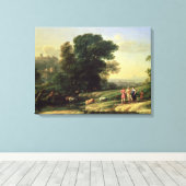 Landschaft mit Cephalus Leinwanddruck (Insitu (Holzboden))