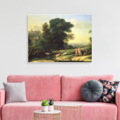 Landschaft mit Cephalus Leinwanddruck (Insitu (Wohnzimmer))