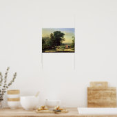 Landschaft mit Cephalus Poster (Küche)