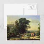 Landschaft mit Cephalus Postkarte (Vorne/Hinten)