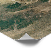 Landschaft mit Cottage Poster (Ecke)