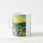 Landschaft mit Couple Walking von Vincent van Gogh Kaffeetasse (Vorderseite Links)