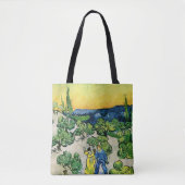 Landschaft mit Couple Walking von Vincent van Gogh Tasche (Vorderseite)