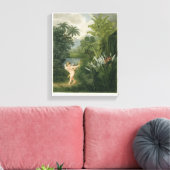 Landschaft mit Cupid, die einen Pfeil auf einen Pa Leinwanddruck (Insitu (Wohnzimmer))