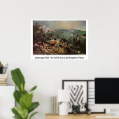 Landschaft mit dem Fall des Ikarus von Bruegel A.  Poster (Heimbüro)
