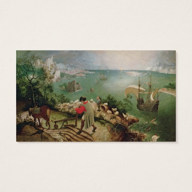 Landschaft mit dem Fall von Icarus, c.1555 (Rückseite)