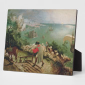 Landschaft mit dem Fall von Icarus, c.1555 Fotoplatte (Seite)