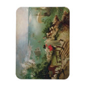 Landschaft mit dem Fall von Icarus, c.1555 Magnet (Vertikal)