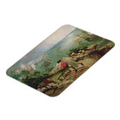 Landschaft mit dem Fall von Icarus, c.1555 Magnet (Linke Seite)