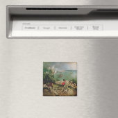 Landschaft mit dem Fall von Icarus, c.1555 Magnet (In Situ (Geschirrspüler))