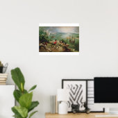 Landschaft mit dem Fall von Icarus, c.1555 Poster (Heimbüro)
