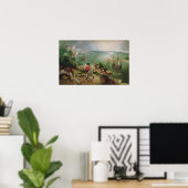 Landschaft mit dem Fall von Icarus, c.1555 Poster (Heimbüro)