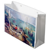 Landschaft mit dem Fall von Icarus, Pieter Bruegel Große Geschenktüte (Vorderseite Schrägansicht)