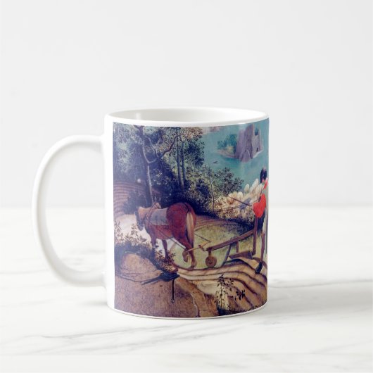 Landschaft mit dem Fall von Icarus, Pieter Bruegel Kaffeetasse (Links)