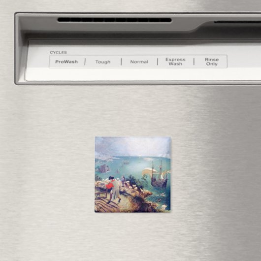 Landschaft mit dem Fall von Icarus, Pieter Bruegel Magnet (In Situ (Geschirrspüler))