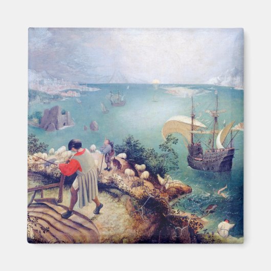 Landschaft mit dem Fall von Icarus, Pieter Bruegel Magnet (Vorne)