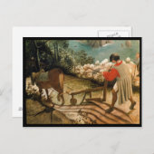 Landschaft mit dem Fall von Icarus Postkarte (Vorne/Hinten)