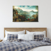 Landschaft mit dem Flug nach Ägypten Leinwanddruck (Insitu (Schlafzimmer))