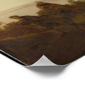 Landschaft mit dem Flug nach Ägypten Poster (Ecke)