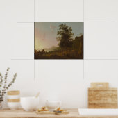 Landschaft mit dem Flug nach Ägypten Poster (Küche)