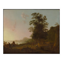 Landschaft mit dem Flug nach Ägypten