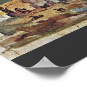 Landschaft mit dem Heiligen Baum des Pompejanische Poster (Ecke)