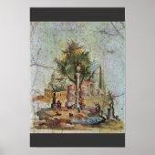 Landschaft mit dem Heiligen Baum des Pompejanische Poster (Vorne)