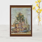 Landschaft mit dem heiligen Baum durch Karte (Gelbe Blume)