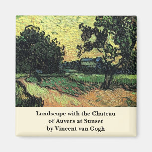 Landschaft mit dem Schloss von Auvers von Vincent  Magnet