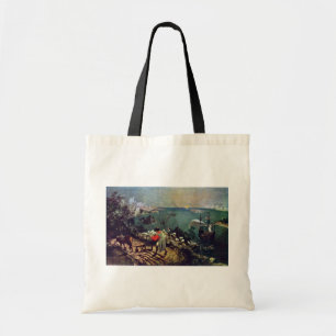Landschaft mit dem Sturz des Ikarus von Bruegel d. Tragetasche