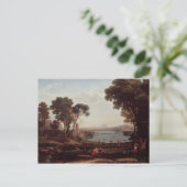 Landschaft mit der Ehe von Isaac Postkarte (Stehend Vorderseite)