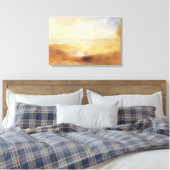 Landschaft mit der Ferne der Bucht von Joseph Turn Leinwanddruck (Insitu (Schlafzimmer))