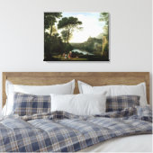 Landschaft mit der Nymph Egeria Leinwanddruck (Insitu (Schlafzimmer))
