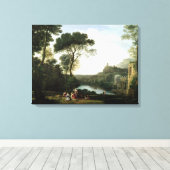 Landschaft mit der Nymph Egeria Leinwanddruck (Insitu (Holzboden))